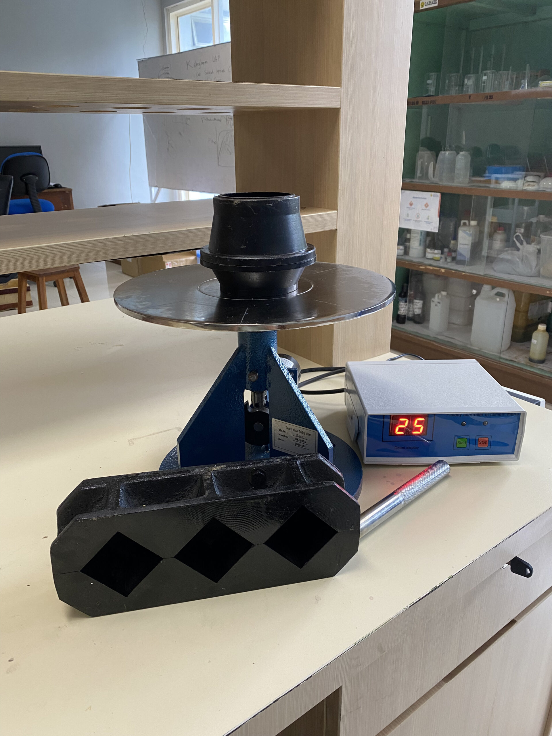 Fluidity Cement Tester